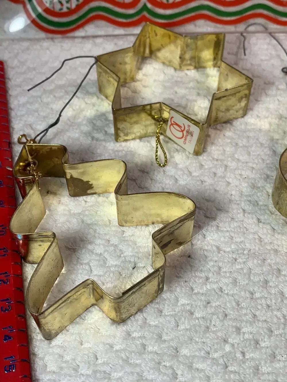 Vintage Christmas Cookie Cutter Ornaments